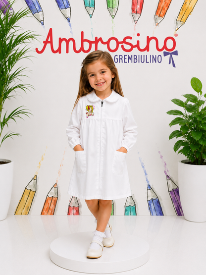GREMBIULE ZIP AMBROSINO ELEMENTARI
