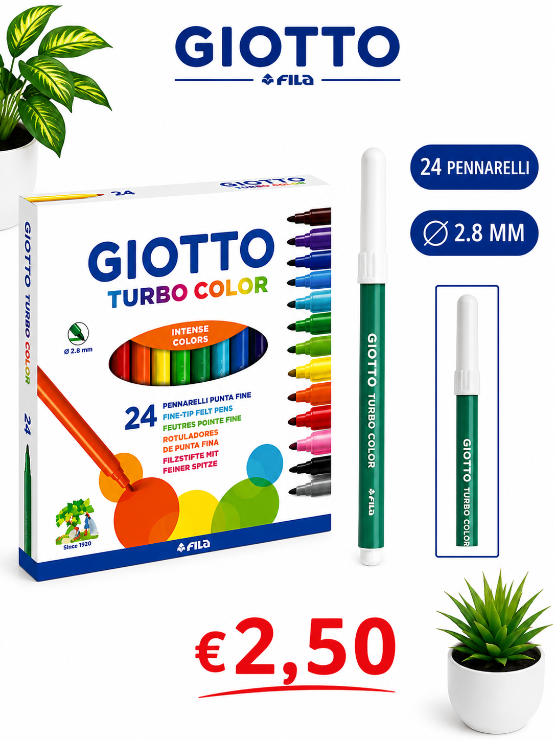 GIOTTO TURBO COLOR 24Pz
