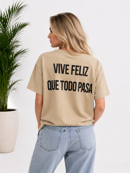 T-SHIRT CON STAMPA POSTERIORE