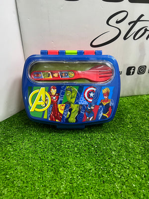 PORTA MERENDA CON POSATE THE AVENGERS