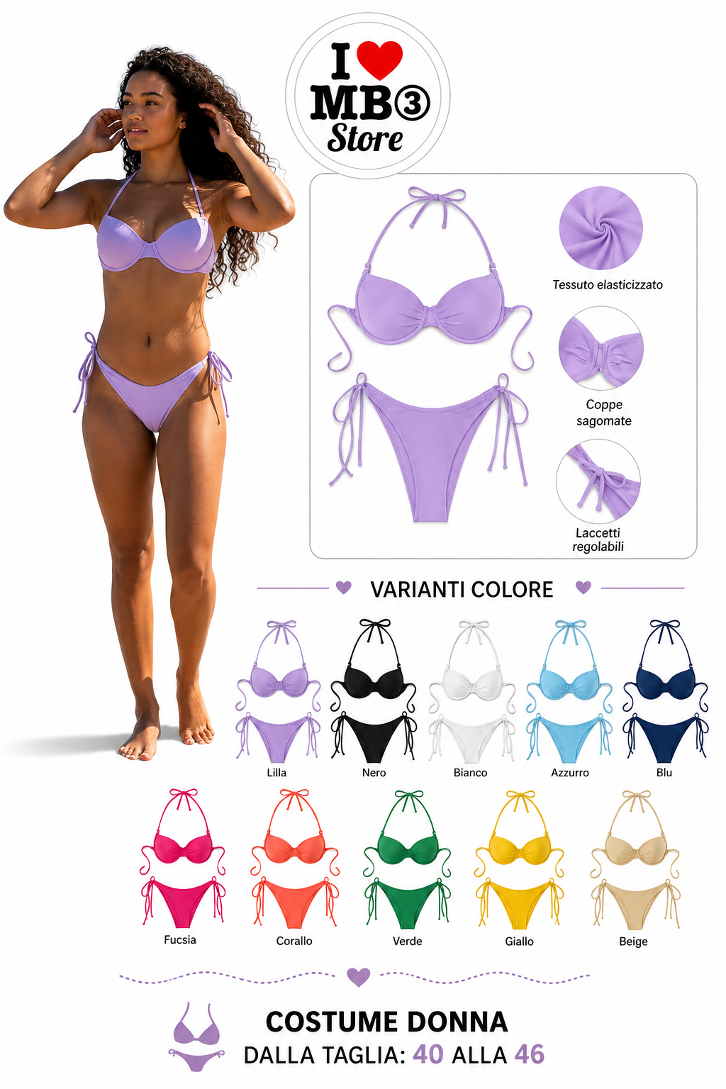 COSTUME LACCETTI