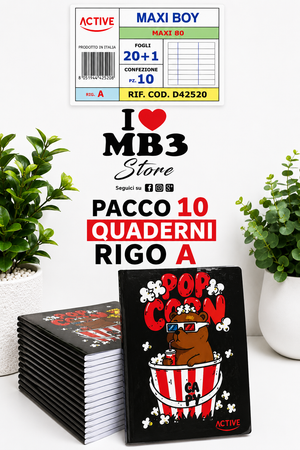 PACCO QUADERNI MISTI MASCHILI
