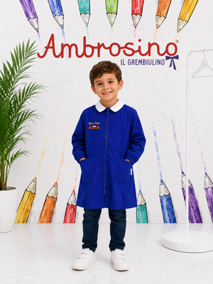 GREMBIULE ZIP AMBROSINO ELEMENTARI