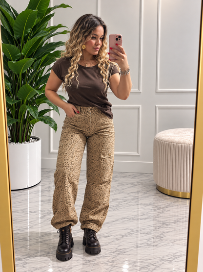JEANS LEOPARDO