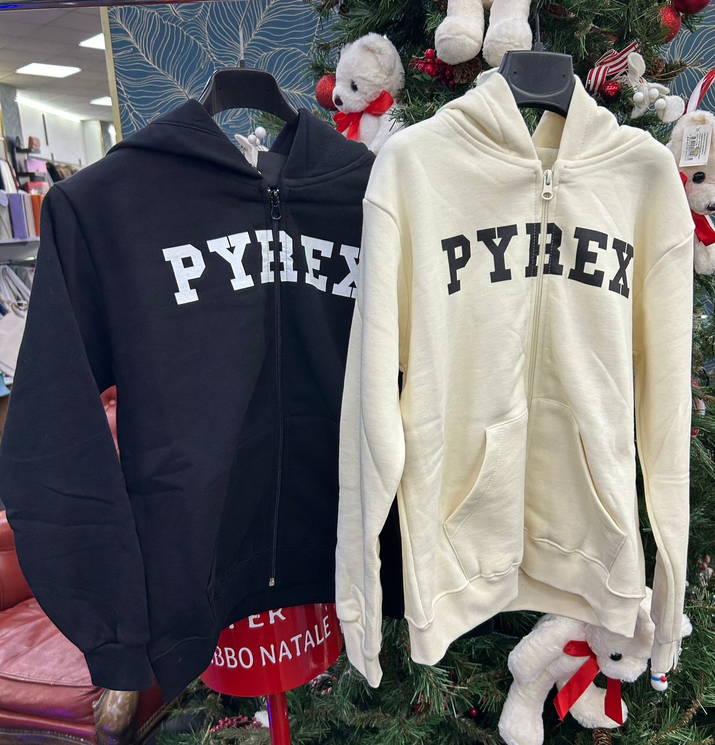 Felpa Pirex con cerniera bimbo