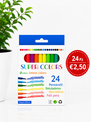 SUPER COLORS 24 pz