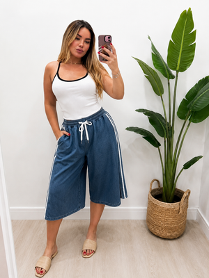 BERMUDA IN DENIM