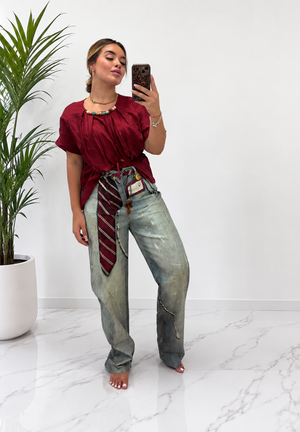 Jeans cravatta