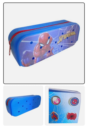 ASTUCCIO CON PATCH IN SILICONE SPIDERMAN