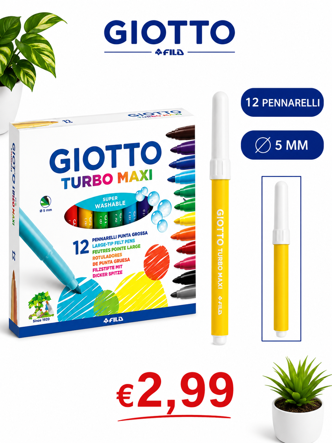 GIOTTO TURBO MAXI 12Pz