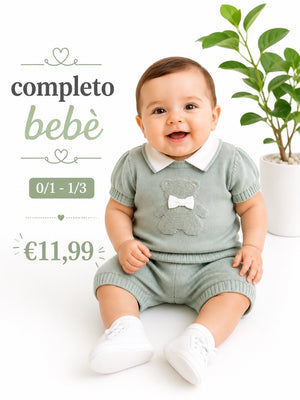 COMPLETO BEBÉ IN FILO
