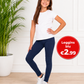 LEGGINGS BLU