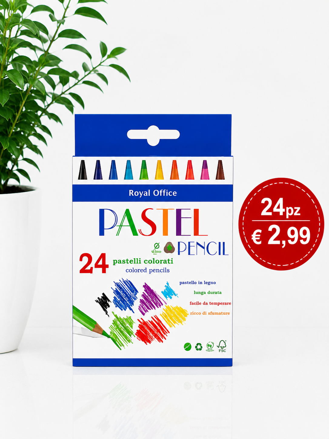 PASTEL PENCIL 24pz