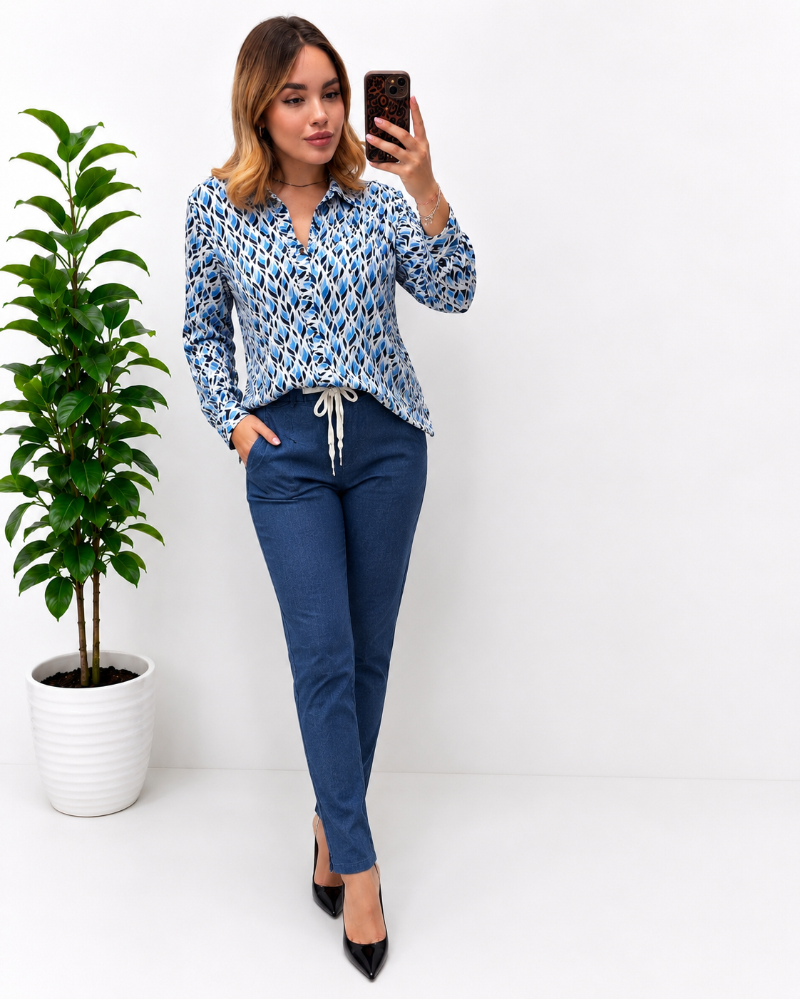 PANTALACCIO FINTO DENIM