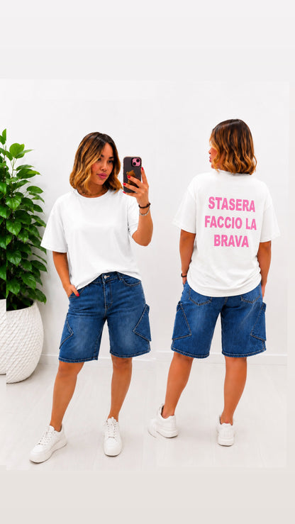 T-SHIRT SCRITTA