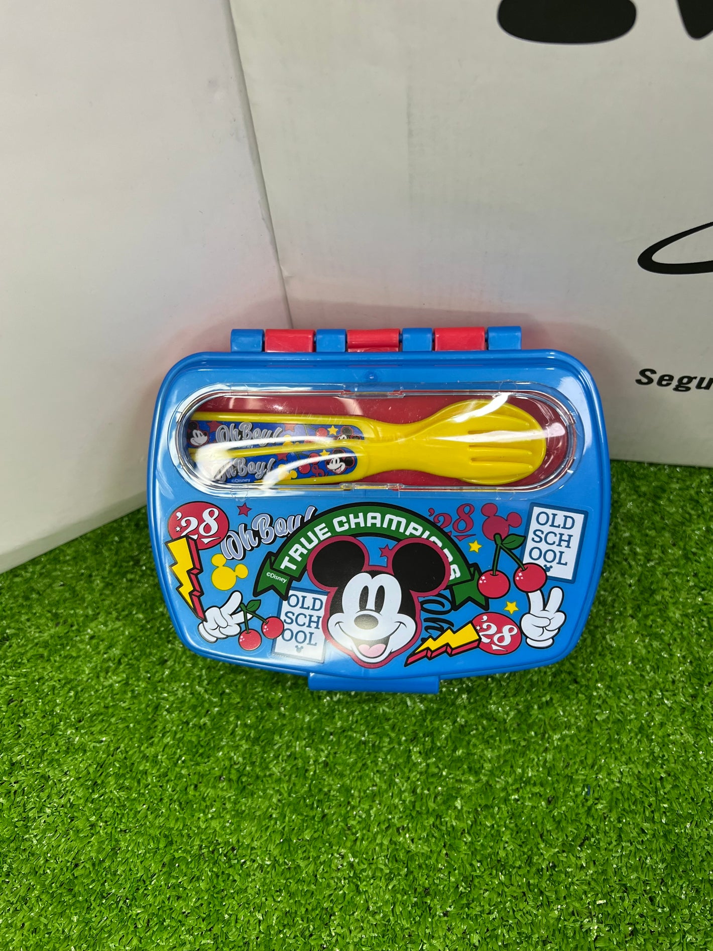 PORTA MERENDE CON POSATA MICKEY MOUSE