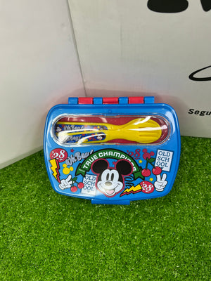 PORTA MERENDE CON POSATA MICKEY MOUSE