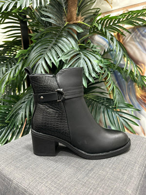 Stivaletto donna in pelle