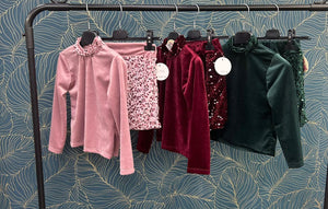 Completo bimba in velluto