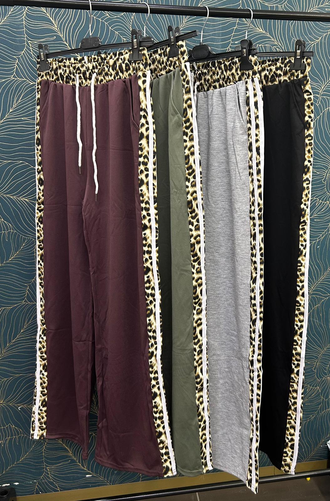 Tuta donna con elastico leopardato