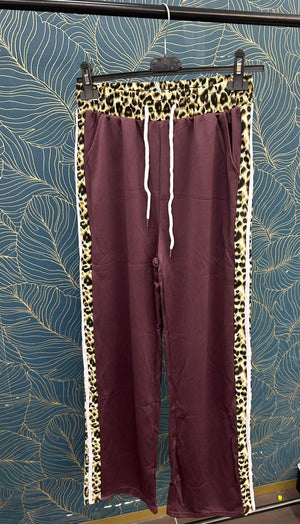 Tuta donna con elastico leopardato