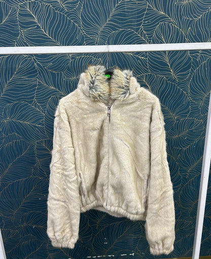 Pelliccia donna con cerniera