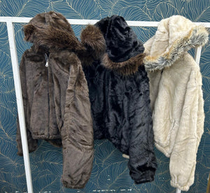 Pelliccia donna con cerniera