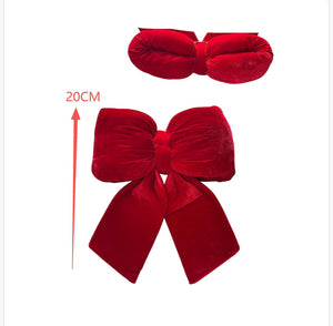 Fiocco in velluto natalizio