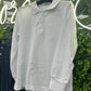 Polo manica lunga bianca