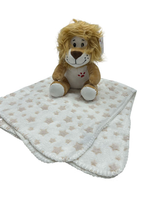 Plaid con pupazzo animalier