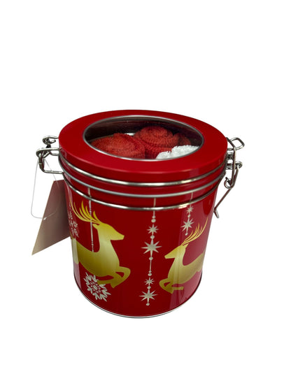 Scatola in latta natalizia