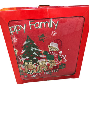 Plaid natalizio family