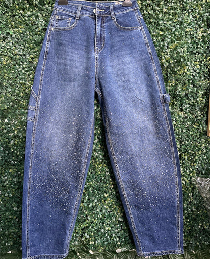Jeans balloon brillantini
