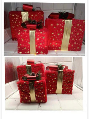 Tris pacchetti regalo