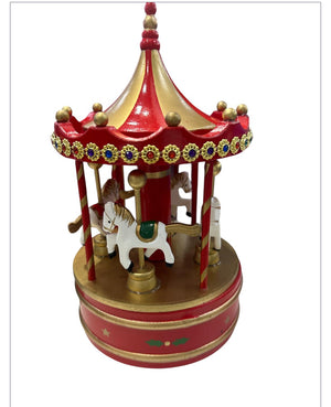 Carillon con cavallo natalizio