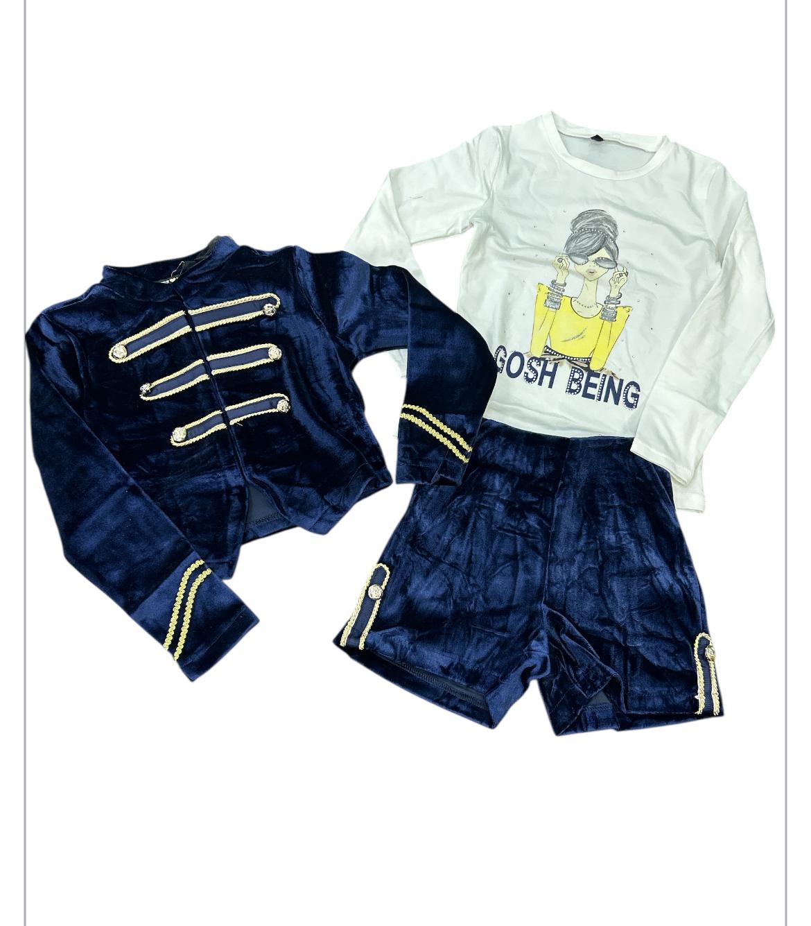 Completo bimba velluto