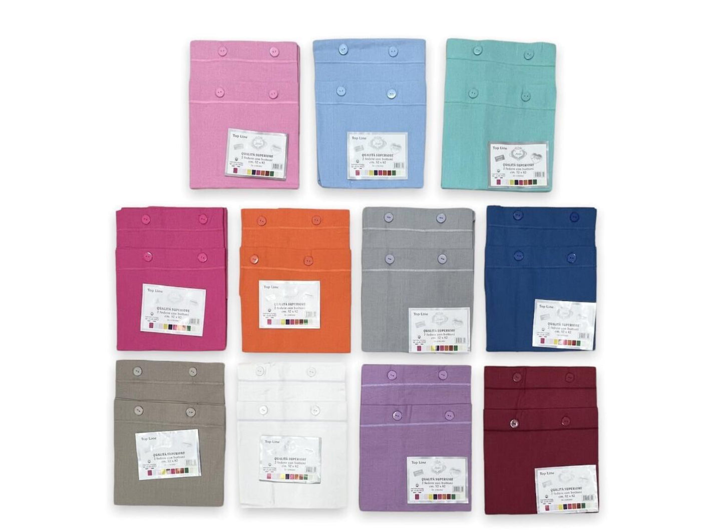 coppia federe bottoncini