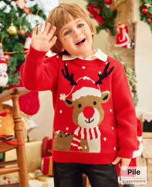 Maglioncino natalizio bimbo\a