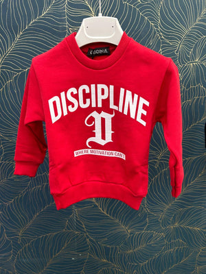 Felpa neonato Discipline