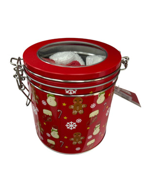 Scatola in latta natalizia