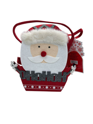 Tris strofinacci natalizi con borsetta