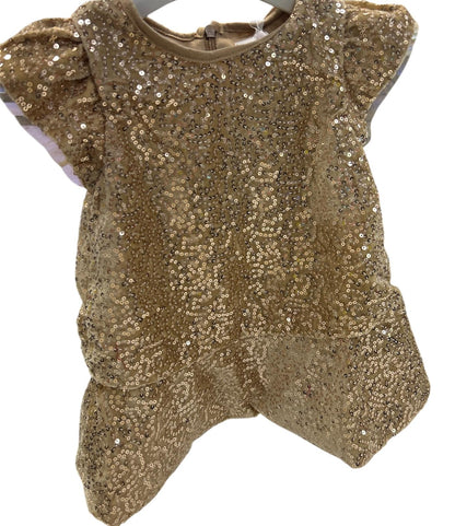 vestito neonata pailettes