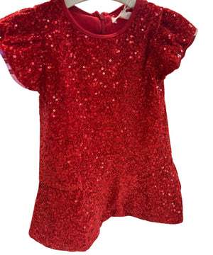 vestito neonata pailettes