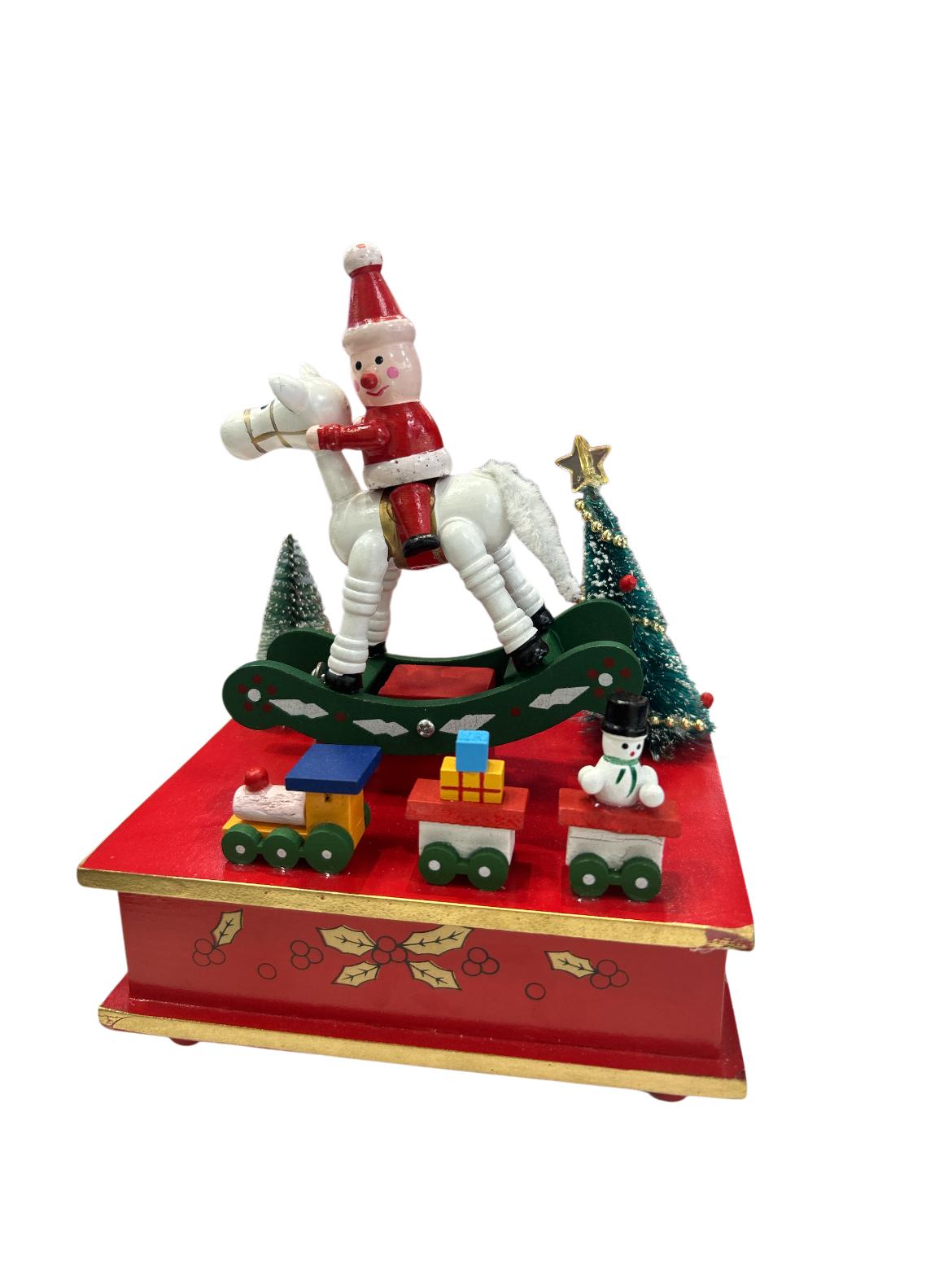 Carillon con cavallo natalizio