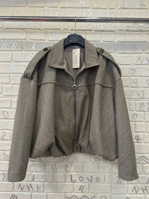 Giubbino donna brillantinato