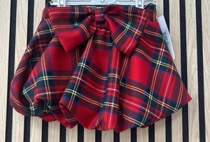 Gonna fiocco scozzese bimba