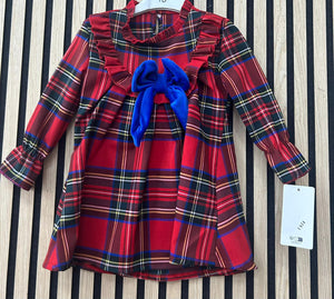 Vestito bimba scozzese