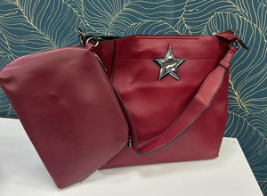 Borsa con borsellino in pelle