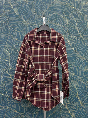 Camicione quadri bimba