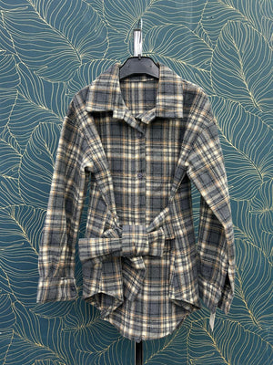 Camicione quadri bimba